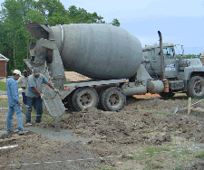 Layout and Concrete page