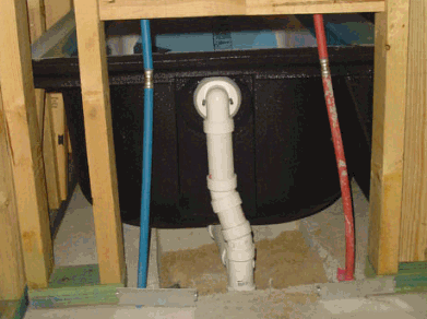 Plumbing In A Concrete Slab, How To Install A Bathtub On Concrete Floor