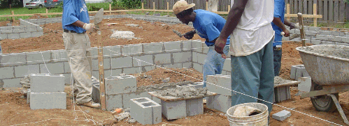 Concrete Block Foundation Walls